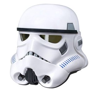 lot 611 image: Star Wars Rogue One Stormtrooper Voice Changer Costume Helmet