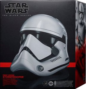 lot 623 image: Star Wars - The Black Series First Order Stormtrooper Electronic Helmet