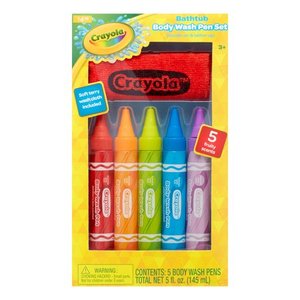 lot 625 image: Crayola Body Wash Crayon Set, 5 Count