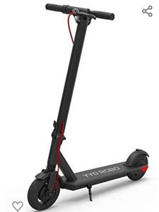 lot 644 image: YYD ROBO Electric Kick Scooter 350W Powerful Motor Max Speed 19mph for Adults, Long-Range Battery,Folding Commuter Scooters Some Damage See Pictures