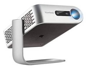 lot 645 image: ViewSonic M1 Portable LED Projector with Auto Keystone, Dual Harman Kardon Speakers, HDMI, USB C, Stream Netflix with Dongle