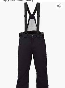 lot 670 image: SPYDER MENS BOUNDARY PANTS BLACK SIZE MEDIUM