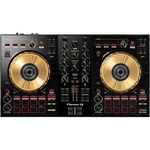 lot 674 image: Pioneer Ddj-Sb3-N Limited-Edition Gold Serato Dj Controller With Pad Scratch