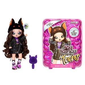 lot 678 image: Na Na Na Surprise Teens Fashion Doll �� Rebel Dare, 11 Soft Fabric Doll, Dog Inspired
