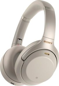 lot 688 image: Sony - WH-1000XM3 Wireless Noise Cancelling Over-the-Ear Headphones with Google Assistant - Silver