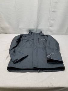 lot 733 image: COLUMBIA SPORTWEAR COMPANY CHARCOAL GREY IMNI-TECH JACKET SIZE MEDIUM