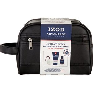 lot 736 image: IZOD Mens Athletics 4-pc. Body Wash Travel Case Set