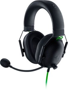 lot 749 image: Razer - BlackShark V2 X Wired 7.1 Surround Sound Gaming Headset for PC, PS4, PS5, Switch, Xbox One, Series XS - Black