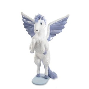 lot 5646 image: Melissa & Doug Lifelike Plush Giant Winged Pegasus Stuffed Animal