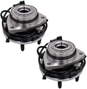 lot 5652 image: PAROD Pair 513188 Front Wheel Hub Bearing Assembly Compatible with 02-09 Chevy Trailblazer, 03-06 Chevy SSR, 02-09 GMC Envoy, 03-08 Isuzu Ascender, 04-07 Buick Rainier, 05-09 SAAB 9-7X, 6 Lugs WABS
