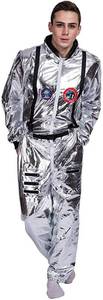 lot 5660 image: Eraspooky Mens Astronaut Spaceman Costume Halloween Cosplay Outfits Dress Up