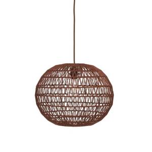 lot 5663 image: Sienna Woven Hemp Rope Pendant Light- Retail$199.99