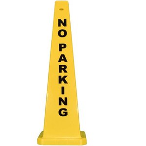 lot 6465 image: Cortina Safety Products 03-600-11 Lamba Cones, 36, No Parking, Yellow, One