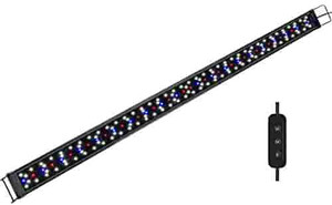 lot 6501 image: NICREW SkyLED Plus Aquarium Light for Planted Tanks, Full Spectrum Freshwater Tank Light, Light Brightness and Adjustable Spectrum with External Controller, 48-54 Inch, 45 Watt