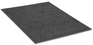 lot 6510 image: MA Matting - WaterHog Fashion Commercial-Grade Entrance Mat, IndoorOutdoor Charcoal Floor Mat, Charcoal