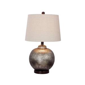 lot 6528 image: Fangio Lighting Antique Mercury Glass Table Lamp