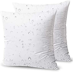 lot 6536 image: Phantoscope Set of 2 Water Resistant Outdoor Pillow Inserts 20 x 20