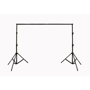 lot 6552 image: Adjustable Background Backdrop Support Stands Photography Backdrop Crossbar Frame Kit