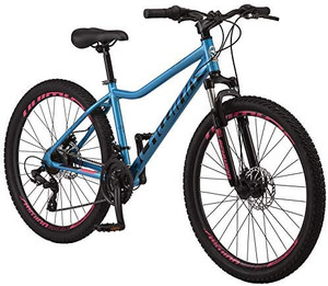 lot 6555 image: Schwinn High Timber Alx YouthAdult Mountain Bike, Aluminum Frame 26 21-speed, Blue