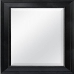 lot 7525 image: mcs wall mirror, black