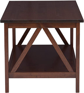 lot 7535 image: Linon Home Dcor Linon Home Decor Titian Coffee Table, 44.02 w x 21.97 d x 20 h, Antique Tobacco