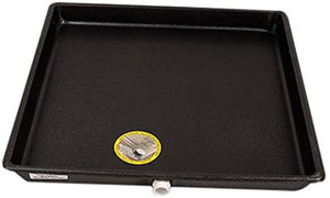 lot 7552 image: Diversitech AC Secondary Plastic Condensate Drain Pan, 24 x 24, Black (6-2424L)