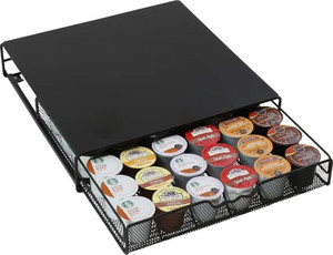 lot 7570 image: DecoBros K-cup Storage Drawer Holder for Keurig K-cup Coffee Pods