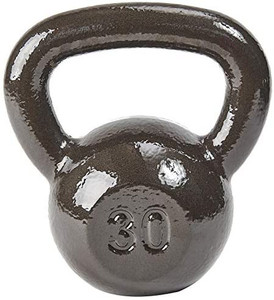 lot 7597 image: BalanceFrom All-Purpose Solid Cast Iron Kettlebell Weight
