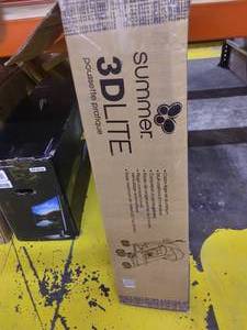 lot 5637 image: Summer 3Dlite Convenience Stroller, Eucalyptus �� Lightweight Stroller with Aluminum Frame, Large Seat Area, Mesh Siding, 4 Position Recline, Extra Large Storage Basket �� Infant Stroller for Travel