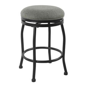 lot 3494 image: HomePop 24 Swivel Counter Stool - 24 inches - 24 inches- Retail$94.49