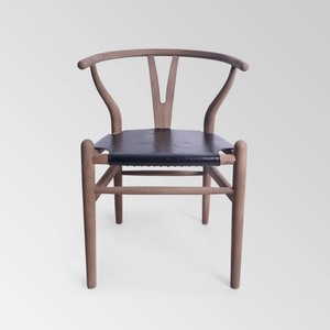 lot 3523 image: Gessford Mid-Century Boho Faux Leather Accent Chair by Christopher Knight Home- Retail$162.71