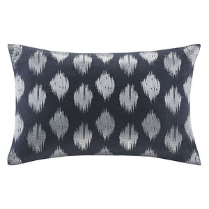 lot 3525 image: InkIvy Nadia Embroidered Dot 12 x 18 Decorative Pillow Bedding