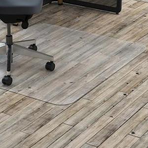 lot 3543 image: Lorell 36 x 48 Chair Mat for Hard Floor, Rectangular