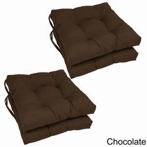 lot 3564 image: Blazing Needles 16-inch Square Chair Cushion (Set of 4)
