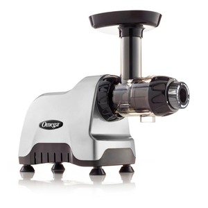 lot 3635 image: Omega Compact Slow Speed Multi-Purpose Nutrition Center Juicer, Silver, CNC80S