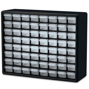 lot 3643 image: Akro-Mils Drawer Bin Cabinet,6-38 In. D,20 In. W