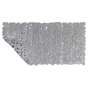 lot 3684 image: Sonoma Goods For Life Pebble Stone Bathtub Mat, Grey