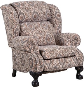 lot 3488 image: Lane Furniture - Ashton Henna Hi Leg Recliner- Retail $786.00