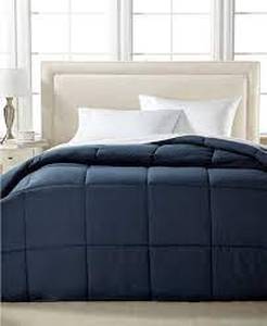 lot 3570 image: Royal Luxe Microfiber Down Alternative Comforter, FullQueen, Dark Blue