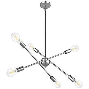 lot 3546 image: Rottogoon Sputnik Chandelier 6 Lights