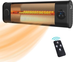 lot 3553 image: Outdoor Patio Remote Control Infrared Heater