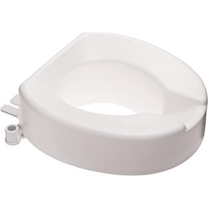 lot 3612 image: Elongated Tall-Ette Elevated Toilet Seat With Bolt Down Lock In El Bracket