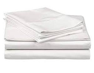 lot 3645 image: RajLinen Sheet Set, Full Size, 1 Flat Sheet, 1 Fitted Sheet, And 2 Pillowcases, White