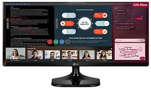 lot 7393 image: LG Full HD IPS UltraWide Monitor, black, 25 (25UM58-P)