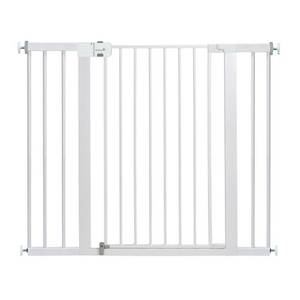 lot 27474 image: Safety 1st - Easy Install Extra Tall & Wide Gate - White