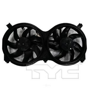 lot 27476 image: Dual Radiator and Condenser Fan Assembly