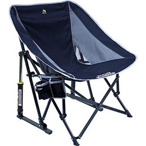 lot 27502 image: GCI Outdoor Pod Rocker Collapsible Rocking Chair & Outdoor Camping Chair