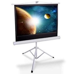 lot 27511 image: Portable Projector Screen Tripod Stand - Mobile Projection Screen , Lightweight Carry & Durable Easy Pull Assemble System for Schools Meeting Conference Indoor Outdoor Use, 40 Inch By Pyle (PRJTP42)