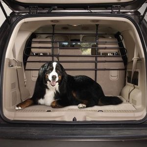 lot 29070 image: Guardian Gear Vehicle Pet Barrier, Strong, Sturdy, Pressure-Mounted, and Heavy-Duty Adjustable Steel Rubber - Black