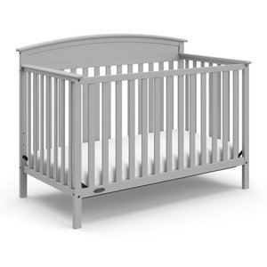 lot 30137 image: Graco Benton 4 in 1 Convertible Baby Crib, Pebble Gray